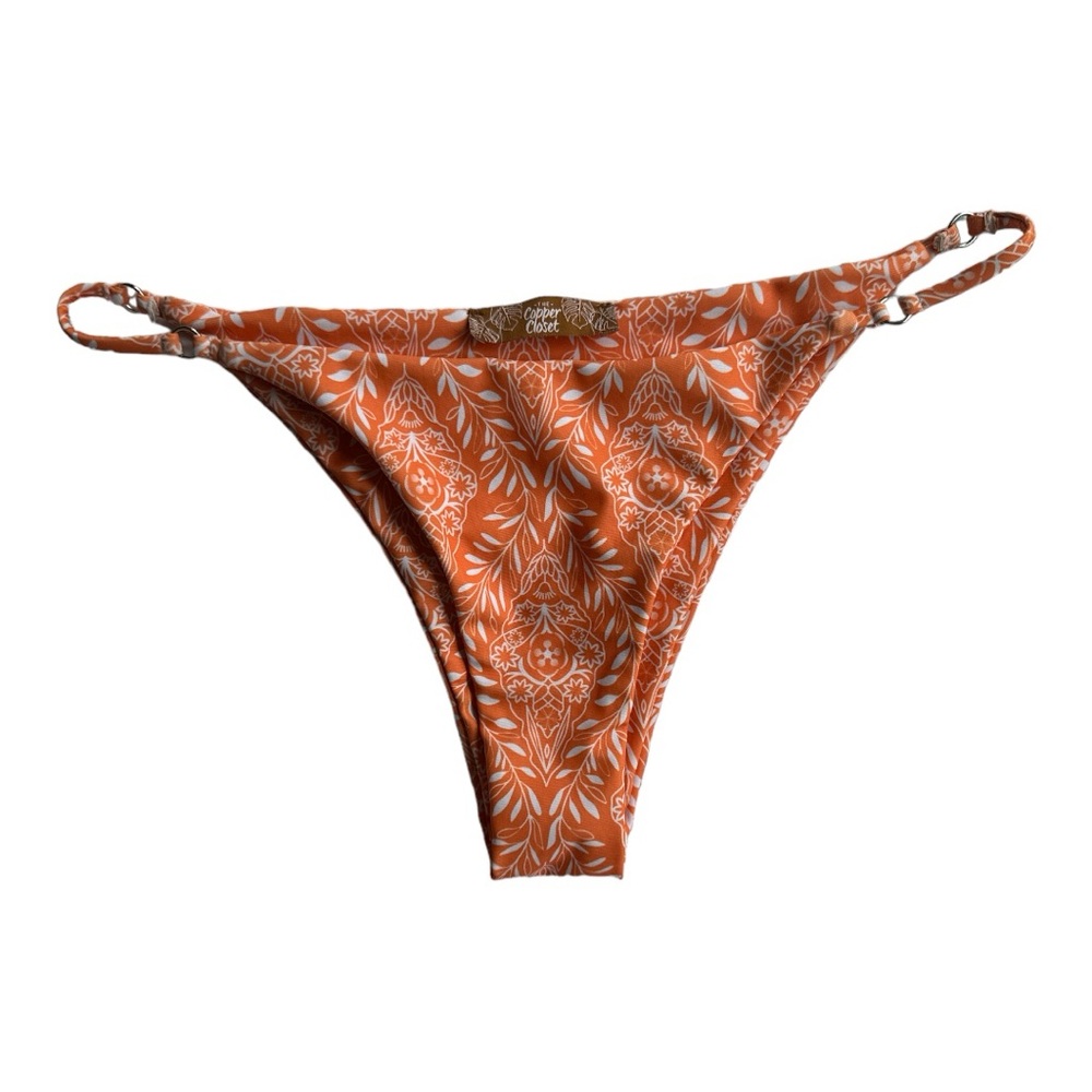 Copper Closet Orange Bandana Bikini Bottoms